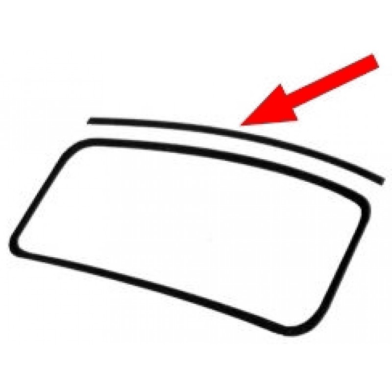 Joint de capotage de dessus de pare-brise Karmann Ghia cabriolet 69-74