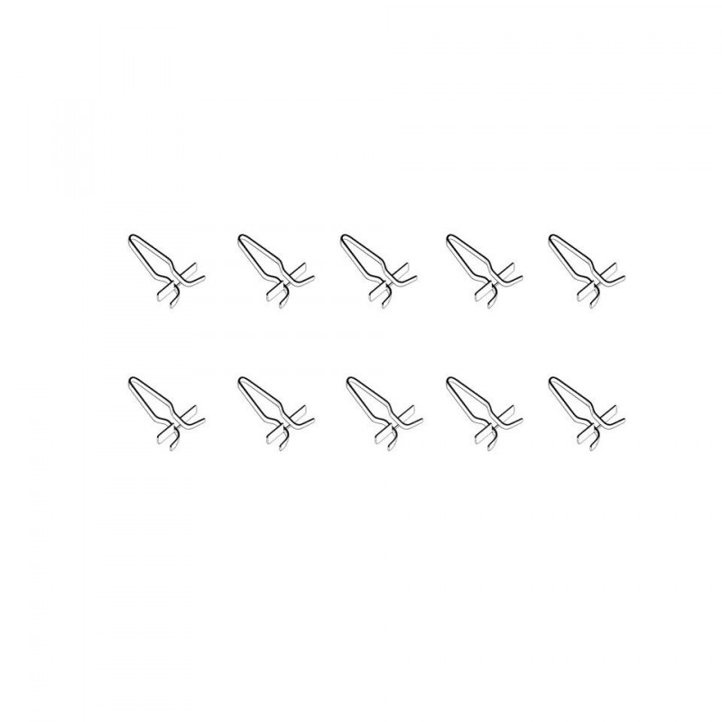Set de 10 clips de chrome de lèche vitre extérieur de porte 56-71
