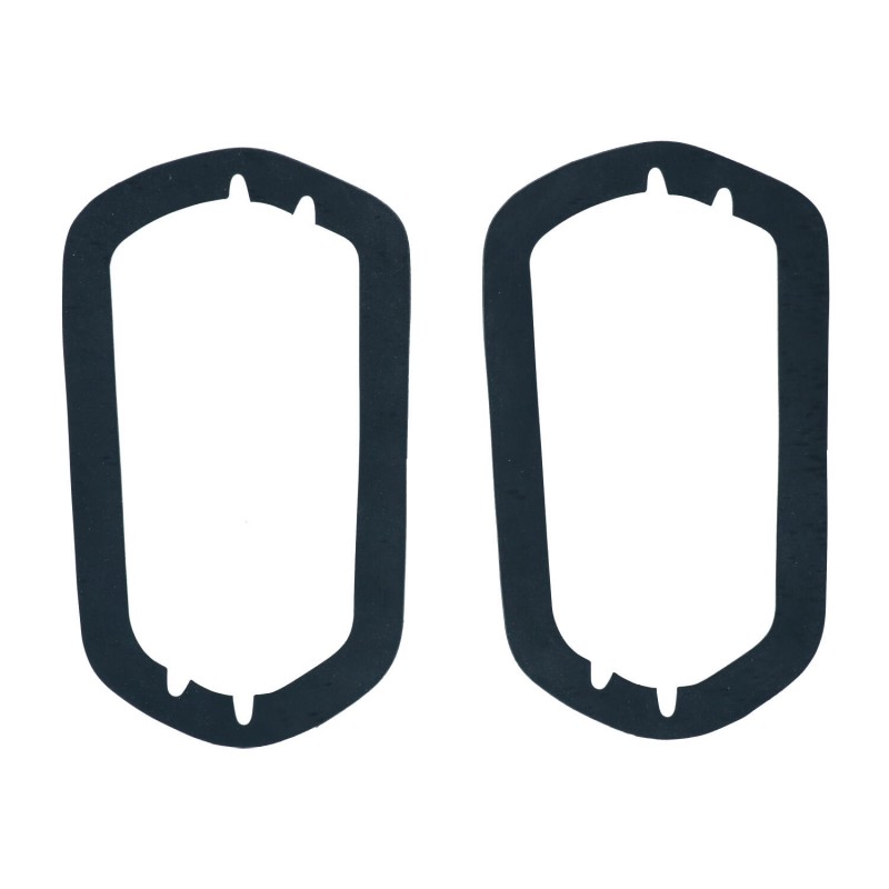 Set de 2 joints de feux arrières pour Karmann Ghia 56-7/57 entre vitre et cerclage chromé