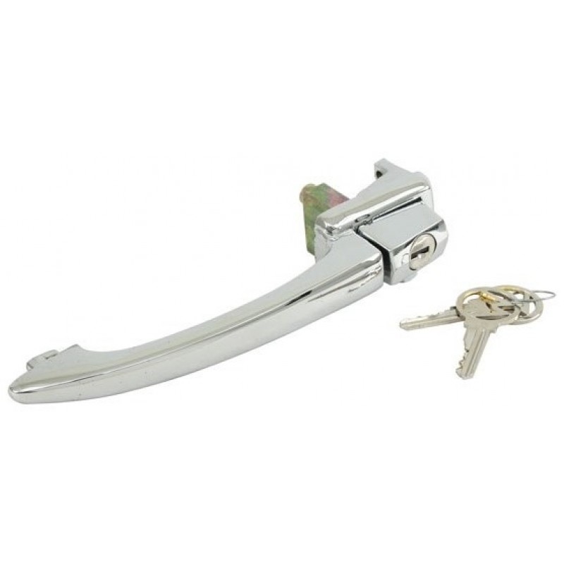 Poignée de porte gauche 8/59-7/65 (avec clefs) pour cox sans loquet de verrouillage de porte