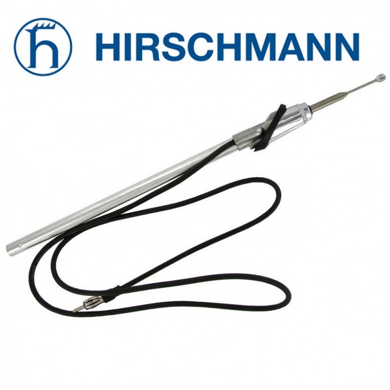 Antenne rétractable 970mm pied chromé 8/66- qualité origine