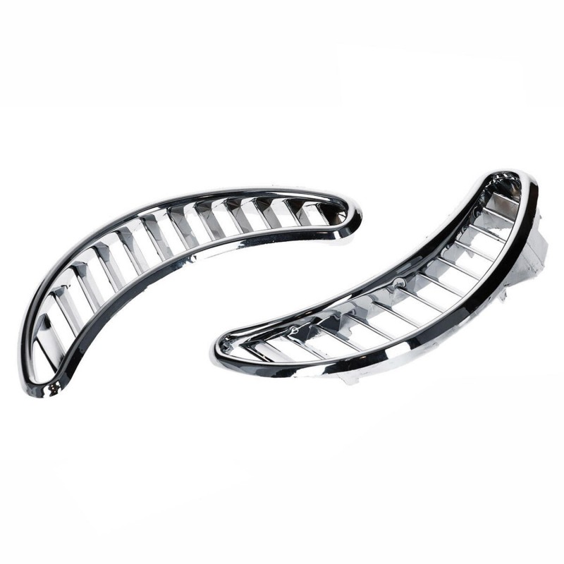 Set de 2 couvres aérations latérales chromées 8/72-