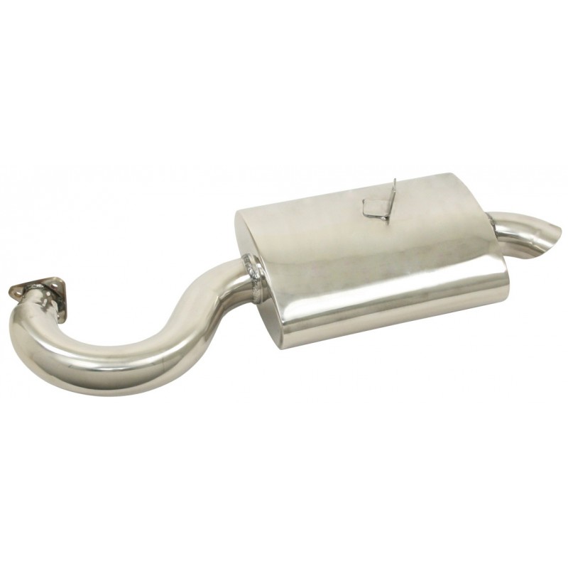 Silencieux EMPI PHAT en inox poli pour 4 en 1 Merged réf 23280