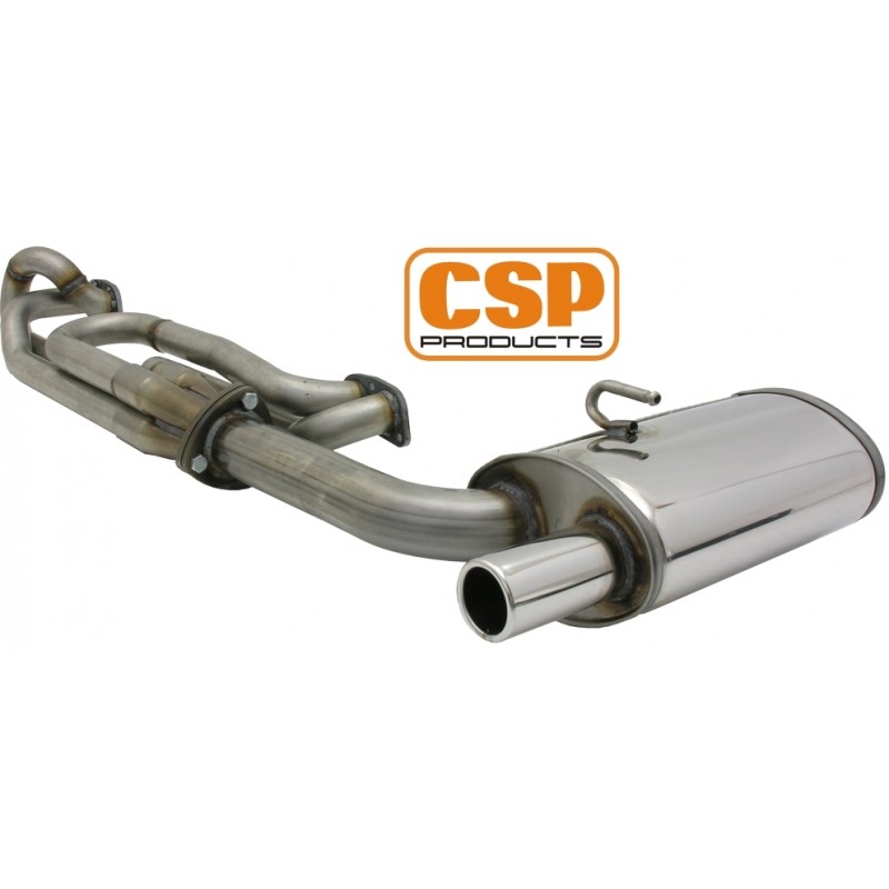 Échappement PYTHON pour moteur T4 -78 dans Combi Split en diamètre 42mm