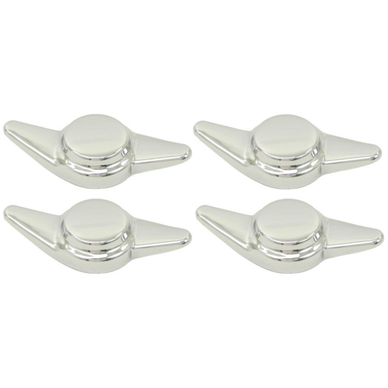 Set de 4 étoiles chromées 2 hélices