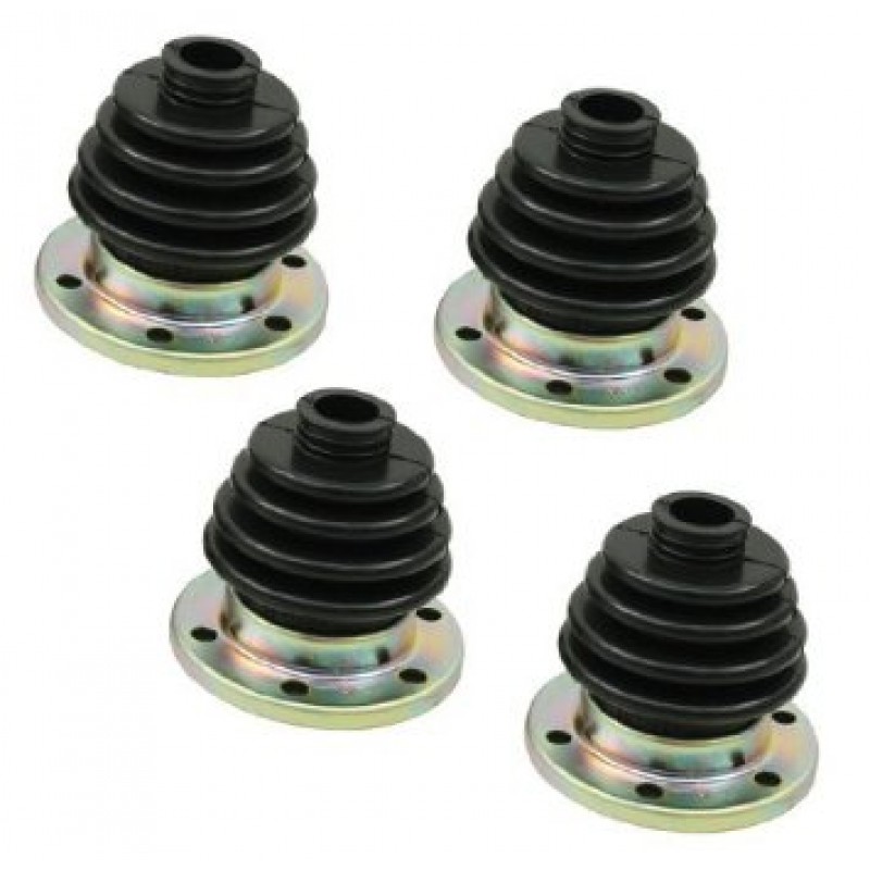 Set de 4 soufflets de cardan noirs (qualité US)