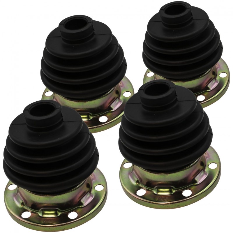 Set de 4 soufflets de cardans origine T2 8/67-4/79 + T25 Qualité Supérieure