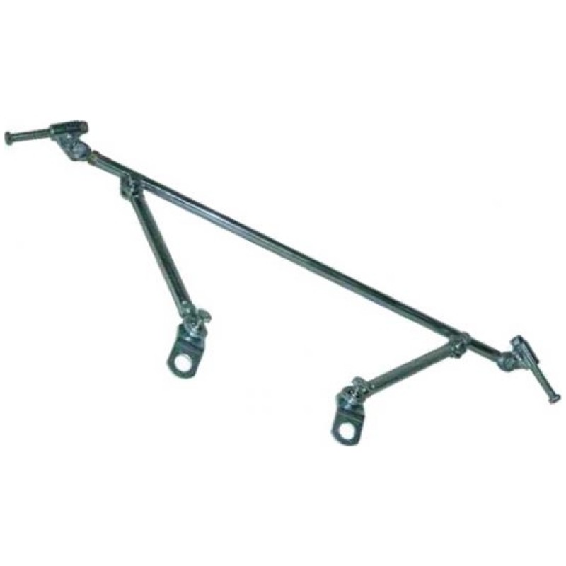 Barre de renfort de train arrière «TRUSS BAR» couleur alu BUGPACK