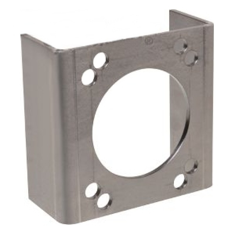 Platine acier à souder sur train avant pour adaptation servo-frein
