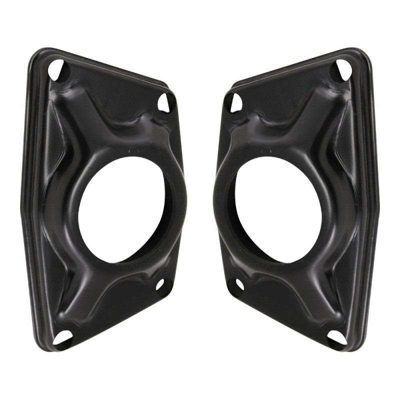 Set de 2 couvercles noirs de lame de torsion arrière pour trompettes (pour silentbloc rond) T1 10/52-8/59 et Porsche 356 A/B