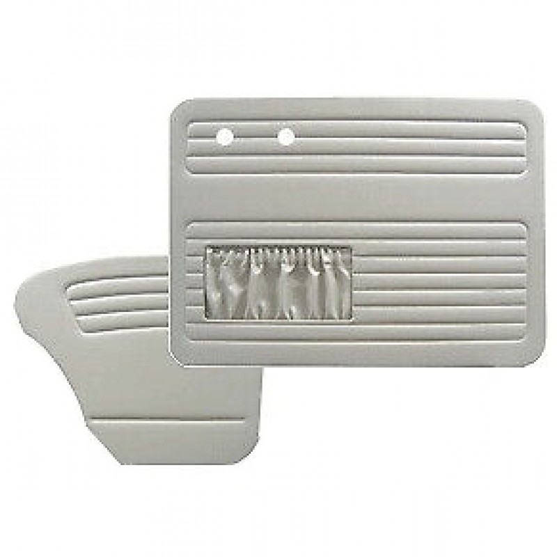Set de 4 panneaux de porte gris clair (off white #15) avec vide poche 65-66 TMI