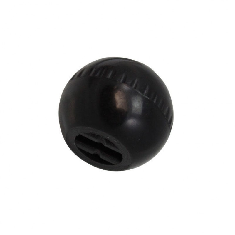 Bouton de commande de chauffage 8/64-7/71 noir