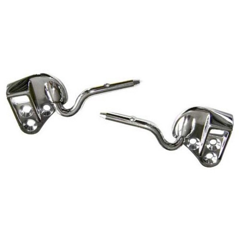 Set de 2 pattes de montage de pare-soleil pour Cox Cabriolet 68-72
