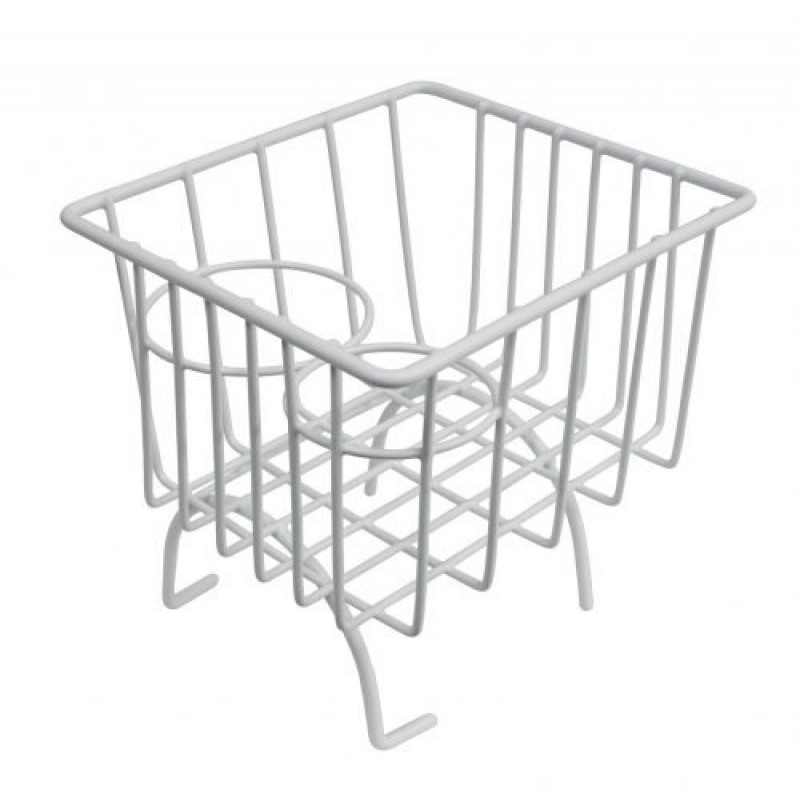 Panier de rangement sur poutre T1 blanc