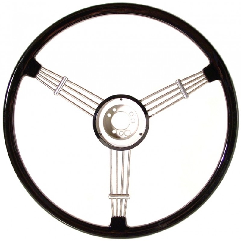 Volant BANJO noir diamètre 15 1/2"