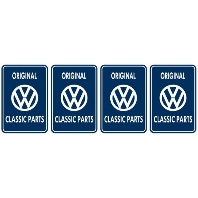 Set de 4 autocollants de vitre arrière Original Classic Parts