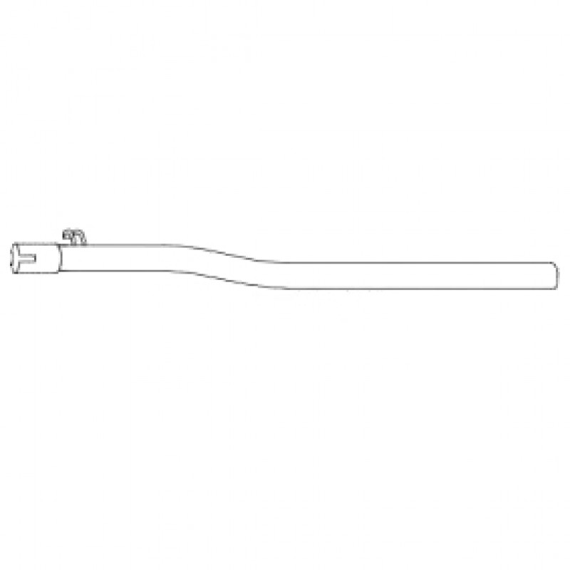 Tuyau flexible entre tube J et intermédiaire pour Golf 1  1100cc  -7/79