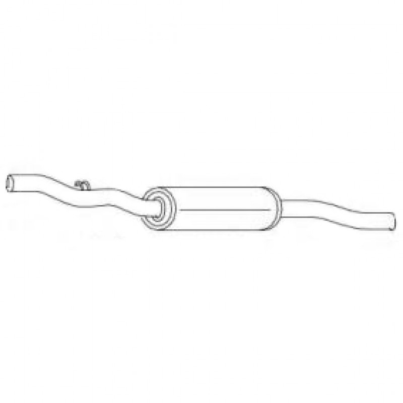 Intermédiaire d'échappement pour Golf 1  1300cc  8/79-8/83