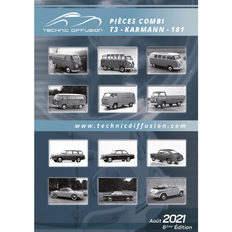 Catalogue COMBI / KARMANN / TYPE 3 / 181  6 ème édition Août 2021