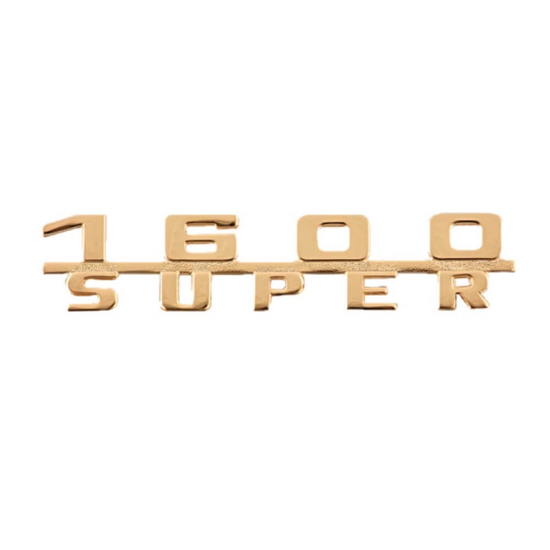 Monogramme "1600 super" couleur OR pour Porsche 356 pré-A/A/B/C
