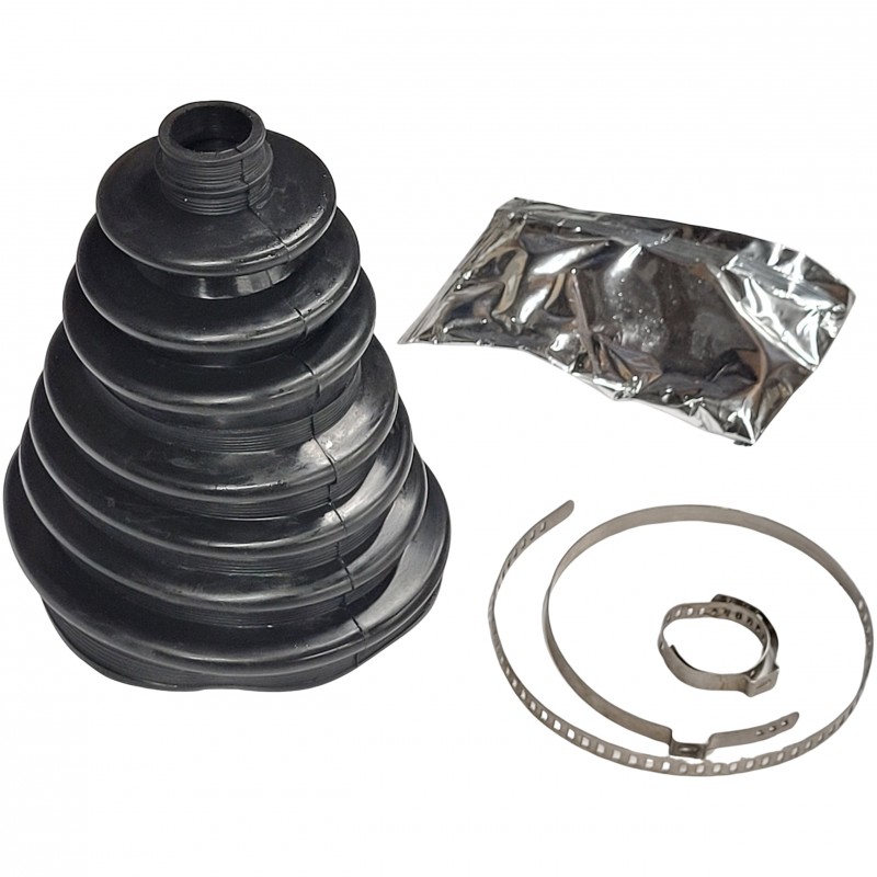 Kit soufflet universel (diam 1 : 26mm, diam 2 : 108mm, hauteur : 165mm)