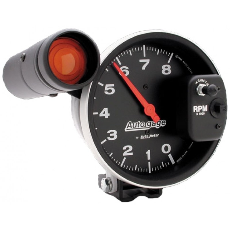 Speed Shop : Compte tours AUTOGAGE diam 125mm avec shift light