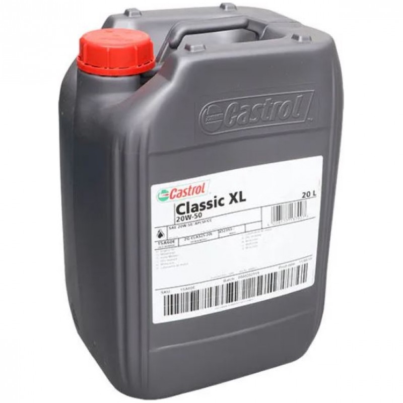 Huile multigrade XL 20W50 CASTROL CLASSIC en bidon de 20L