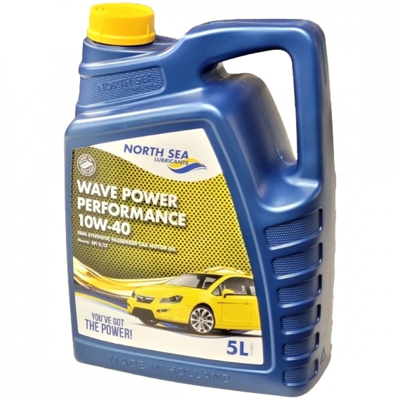 Huile moteur semi-synthétique Essence et Diesel 10W40 en bidon de 5 litres