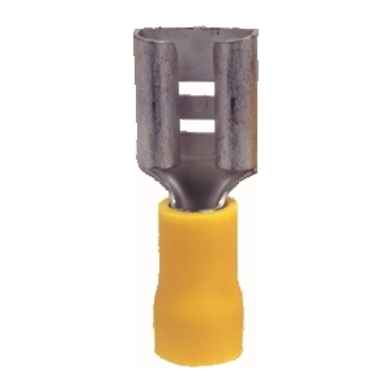 Cosse pré-isolée largeur 9,5mm pour câbles diam. 4,0-6,0mm²