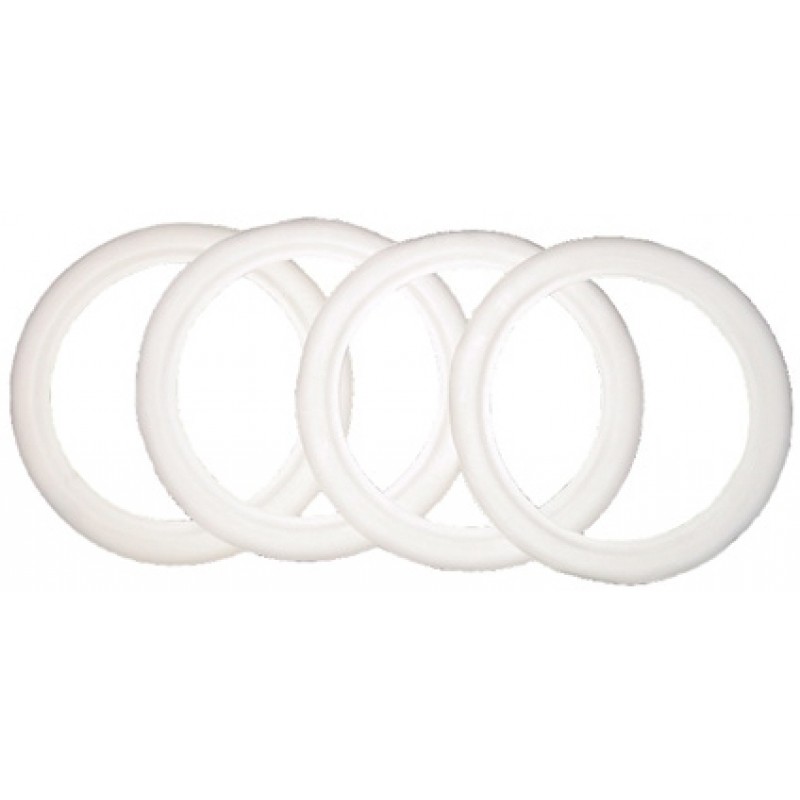 Jeu de 4 flancs blancs 15"
