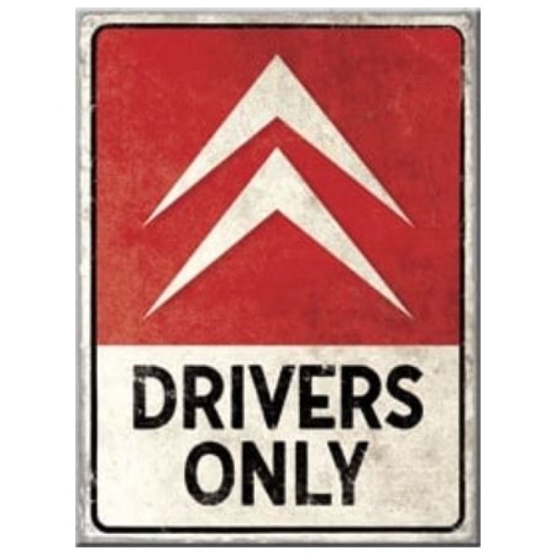 Magnet 6 x 8 cm Citroen - Drivers Only