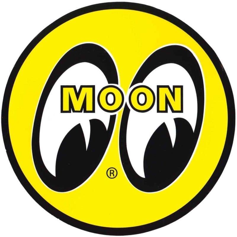 Autocollant "MOON EYES" diamètre 76mm