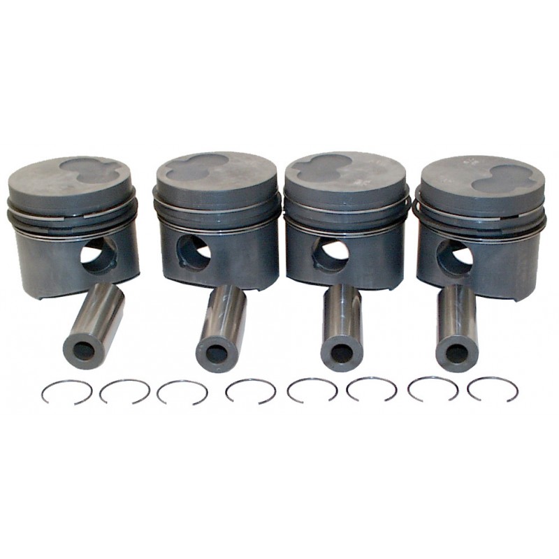 Kit pistons avec segments et axe, en côte standard, 79,51mm