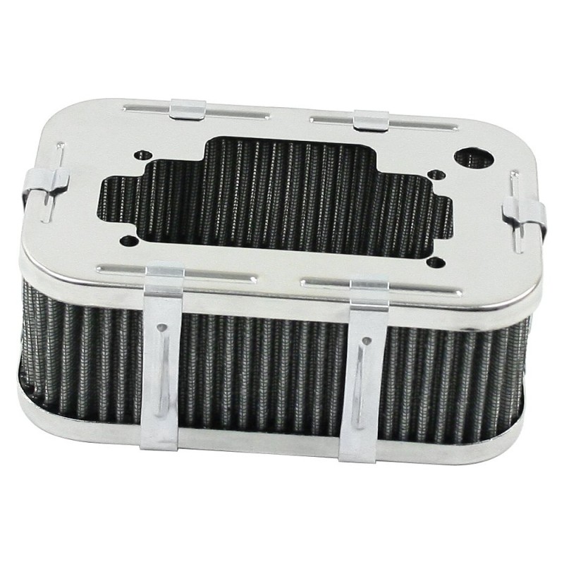 Filtre à air rectangulaire style K&N pour carburateur dgv,dgav,dgev (17x11,5x6,5cm)