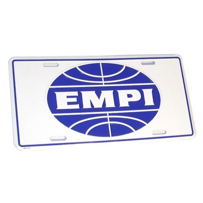 Tôle plate avec logo EMPI (30x15cm)