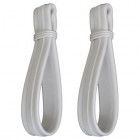 Set de 2 sangles de brassière blanche pour VOLKSWAGEN Coccinelle Cabriolet (58-79)
