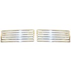 Set de 2 grilles de capot arrière berline/cabriolet -7/71 et 1302