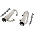Echappement buggy 2 en 1 en inox vendu avec ses chicanes (sans chauffage)