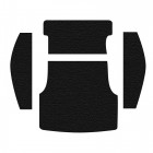 Kit moquette de coffre arrière noire (TMI # 301) (5pcs) Variant 61-74