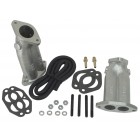 Set de 2 pipes d’admission alu pour carburateurs kadron