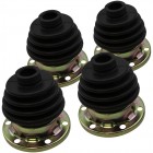 Set de 4 soufflets de cardans origine T2 8/67-4/79 + T25 Qualité Supérieure