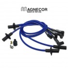 Faisceau de fils de bougie MAGNECOR Electrosports 80 silicone 8mm bleu