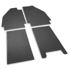 Set de 4 tapis caoutchoucs noirs 53-55