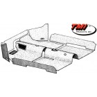 Kit moquette intérieur grise 54-12/55 (sans caoutchouc pose pied)