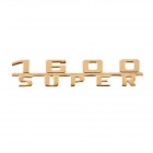 Monogramme "1600 super" couleur OR pour Porsche 356 pré-A/A/B/C