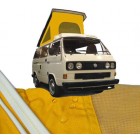 Toile de T25 Westfalia 80-5/84 à 3 fenêtres JAUNE qualité supérieure