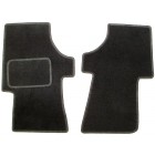 Set de 2 tapis avant noirs