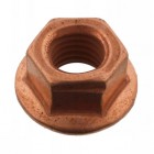 Ecrou d’échappement cuivre M8 clé en 12mm