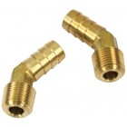 Set de 2 raccords coudés 30° 3/8’’ mâle