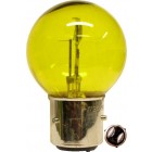 Ampoule phare 12v baionnette à 3 picots pour anciennes 35/35w jaune